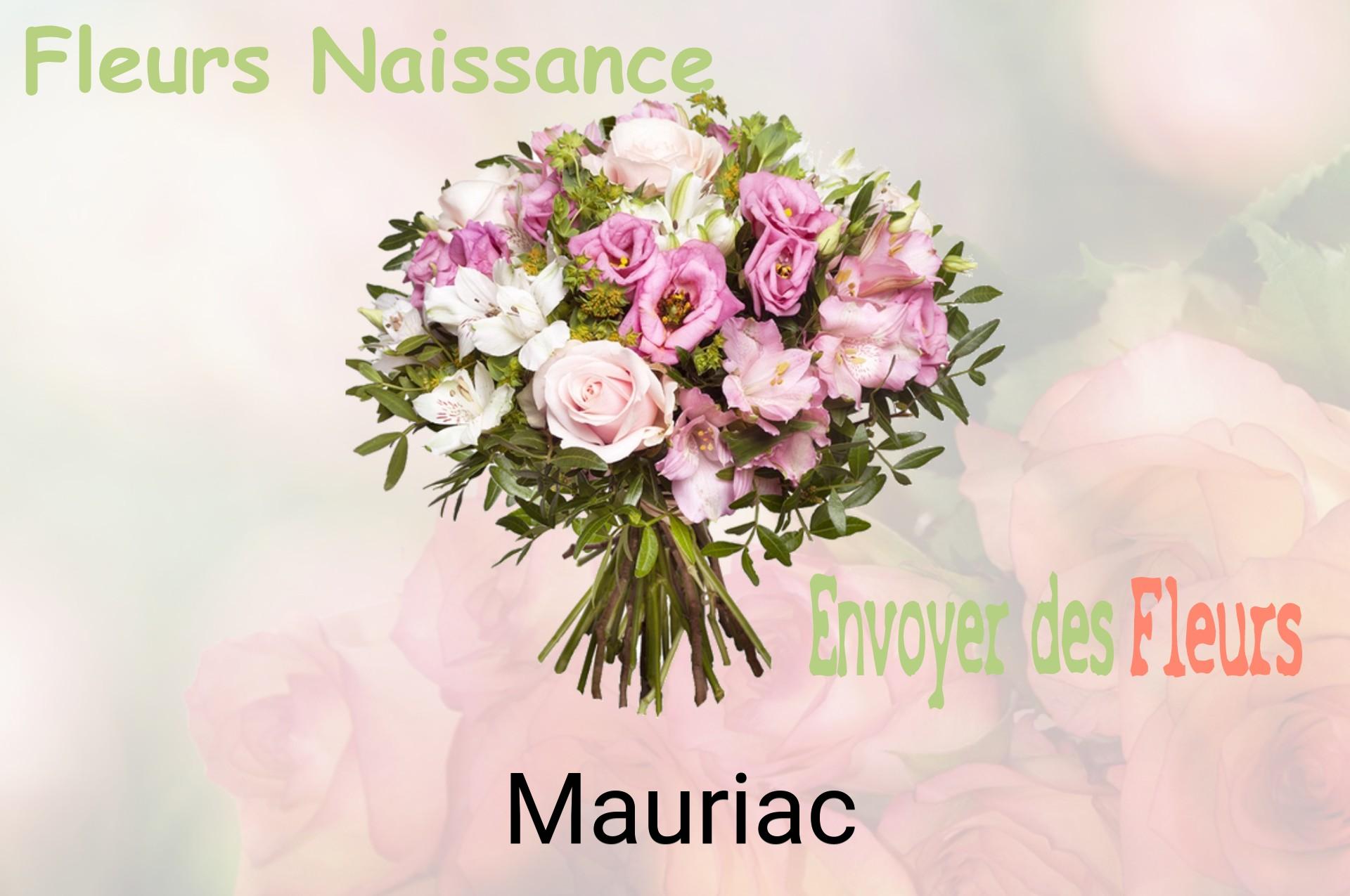 Bouquet de fleurs de naissance livré à Mauriac